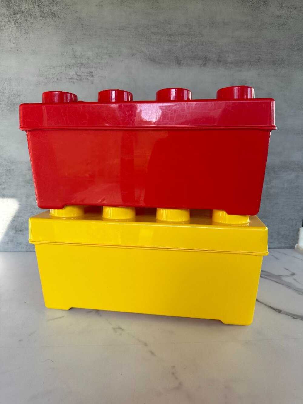 LEGO Storage Container Brick Box Case Bin Tote With Lid $35 each